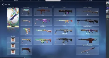 Conta de valorant com skins + Lol com skins