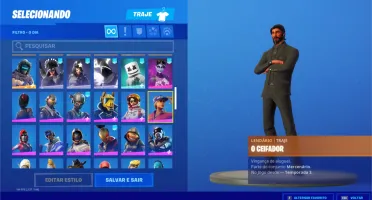 Conta de fortnite s2 pela metade a s10 full com jhonwick