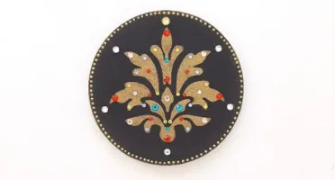 Mandala Indiana Preta