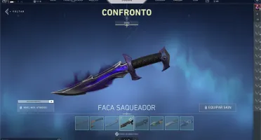 CONTA COM VARIAS SKIN DE FACA
