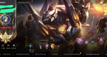 Conta WildRift 547 skins