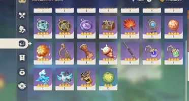 Conta de geshin end game com com 19 personagens 5 estrelas