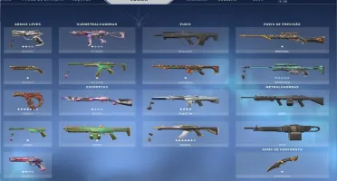 conta com varias skin e ouro 3