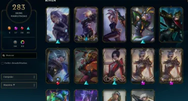 Conta Ex Diamante 3, Skins: 283, Nivel: 441, (Mono Riven)