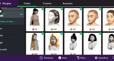 Conta Avakin Life Feminina Com Itens Raros