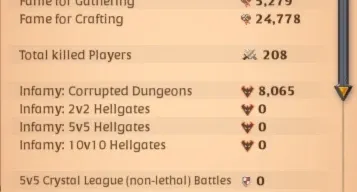 Conta ZVZ PVP Albion
