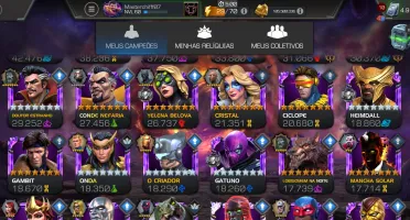 Login (Conta) Marvel Contest of Champions