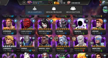 Login (Conta) Marvel Contest of Champions