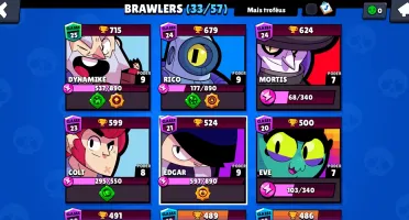 Conta Brawl bem upado e barato