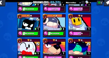 Conta Brawl bem upado e barato