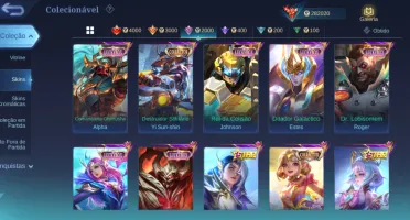 Conta mobile legends insana full heróis e emblemas