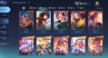 Conta mobile legends insana full heróis e emblemas
