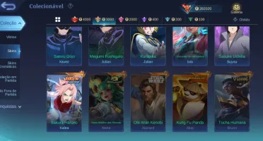 Conta mobile legends insana full heróis e emblemas