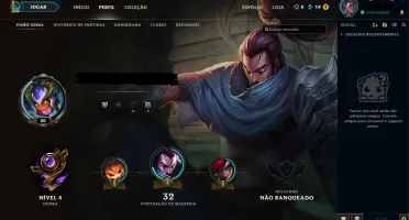 Conta Level 20 Boa Smurf
