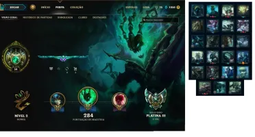 Conta League of legends Platina 3