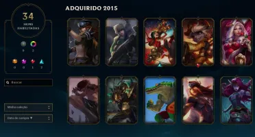 Conta League of legends Platina 3