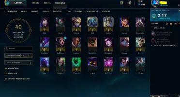 Conta League Of Legends Lvl 30 Unranked