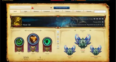 ACC LOL OURO 4 - CONTA IMPECÁVEL - VEM CONFERIR