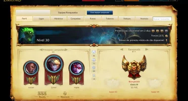 LoL - Todos os campeões, muitas skins e bem trabalhada