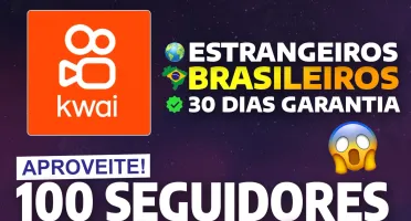 [MAIS VENDIDO] 100 Seguidores KWAI por apenas R$ 4,99
