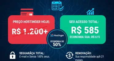[REPASSE ÚNICO] 21 Meses de Hostinger Business Premium –