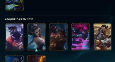 CONTA SMURF COM SKIN DO YASUO