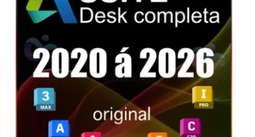 Suite Autodesk completa para Mac/PC Original