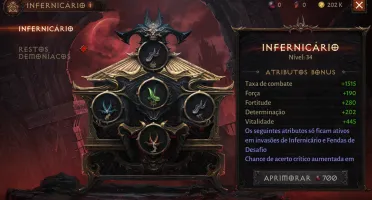 Conta Diablo Immortal excelência 865