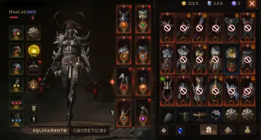 Conta Diablo Immortal excelência 865