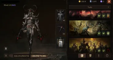 Conta Diablo Immortal excelência 865