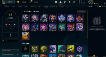 Conta LOL - Diamante IV, 56% de WR(E-MAIL NÃO VERIFICADO)