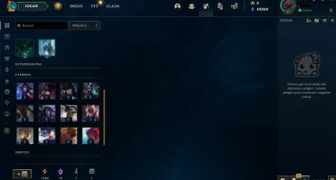 Conta LOL - Diamante IV, 56% de WR(E-MAIL NÃO VERIFICADO)