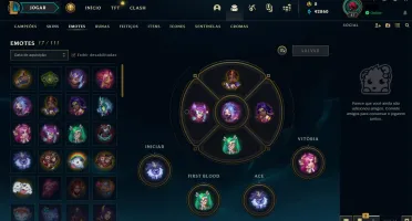 Conta LOL - Diamante IV, 56% de WR(E-MAIL NÃO VERIFICADO)