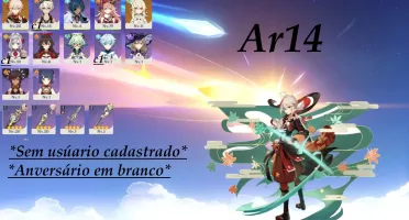 rerrol Kazuha *sem usuário e aniversário cadastrado*