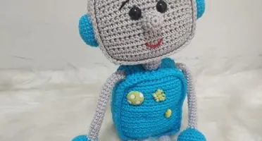 Amigurumi Robô em Crochê