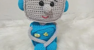 Amigurumi Robô em Crochê