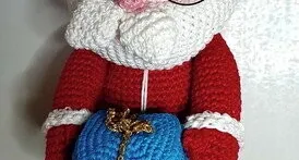 Boneco Papai Noel Pop Amigurumi (personalizados)