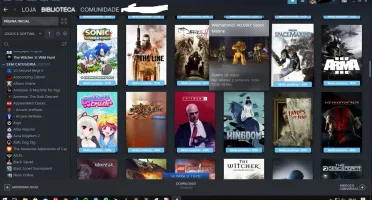 vendo conta steam com varios jogos