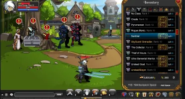 CONTA ADVENTURE QUEST WORLDS AQW