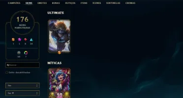 CONTA LOL PLATINA