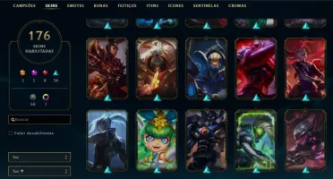 CONTA LOL PLATINA