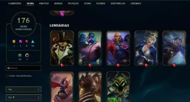 CONTA LOL PLATINA