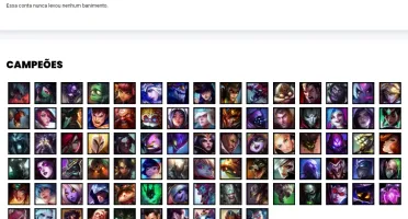 Conta prata 3 com 85 Champs e 41 Skins
