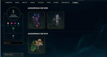 Conta prata 3 com 85 Champs e 41 Skins