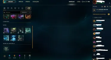 Conta league of legends diamante 5 flex, platina 5 solo/duo