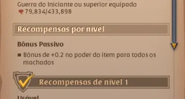 Conta Albion - !Muito bem upada!