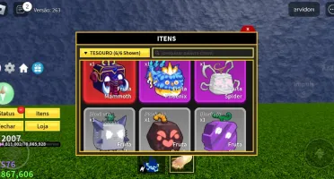 Conta de Blox Fruit - 2000 Lvl -