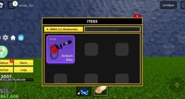 Conta de Blox Fruit - 2000 Lvl -