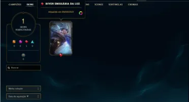 Conta Bronze 3 com 20 Champs e 1 Skin + 1 Fragmento de skin