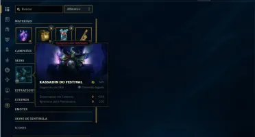 Conta Bronze 3 com 20 Champs e 1 Skin + 1 Fragmento de skin